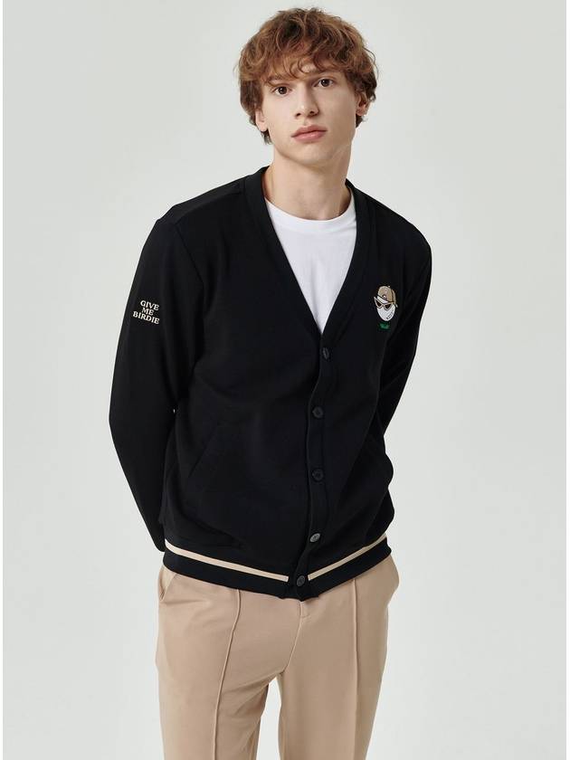 Give Me Buddy Stretch Cardigan Black - GOXO - BALAAN 1