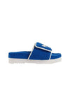 Adidas GG platform sandals blue - GUCCI - BALAAN 1