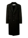 Men's Wool Single Coat Black - AMI - BALAAN 3