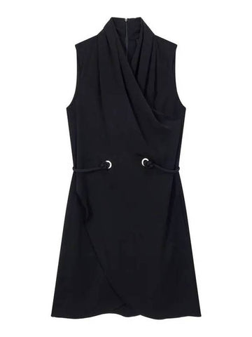 Women s string point silk dress black 270305 - GIORGIO ARMANI - BALAAN 1