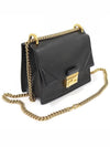 8BT312 Black Calfskin Gold Chain Kan U Can Small Shoulder Bag - FENDI - BALAAN 2