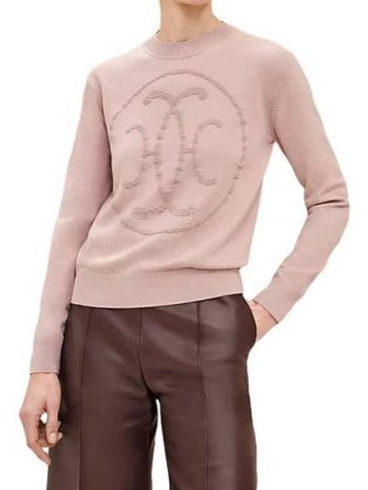 H Lift Cashmere Knit Top Rose - HERMES - BALAAN 2