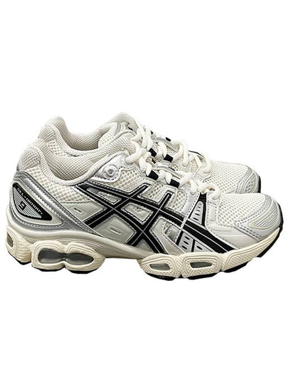 Gel Nimbus 9 Low Top Sneakers White Black Sliver - ASICS - BALAAN 2