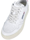 Medalist Pink Tab Low Top Sneakers White - AUTRY - BALAAN 8