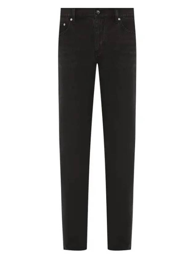 Straight fit black men's denim pants 8019479 - BURBERRY - BALAAN 2