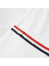 Oxford Striped Grosgrain Armband Classic Long Sleeve Shirt White - THOM BROWNE - BALAAN 6