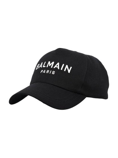 Embroided Logo Ball Cap Black - BALMAIN - BALAAN 1