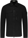 Supima Cotton Twill Stretch-TC Jacket Black - STONE ISLAND - BALAAN 3