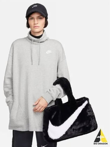 Women s Sportswear Faux Fur Tote Bag 010 - NIKE - BALAAN 1