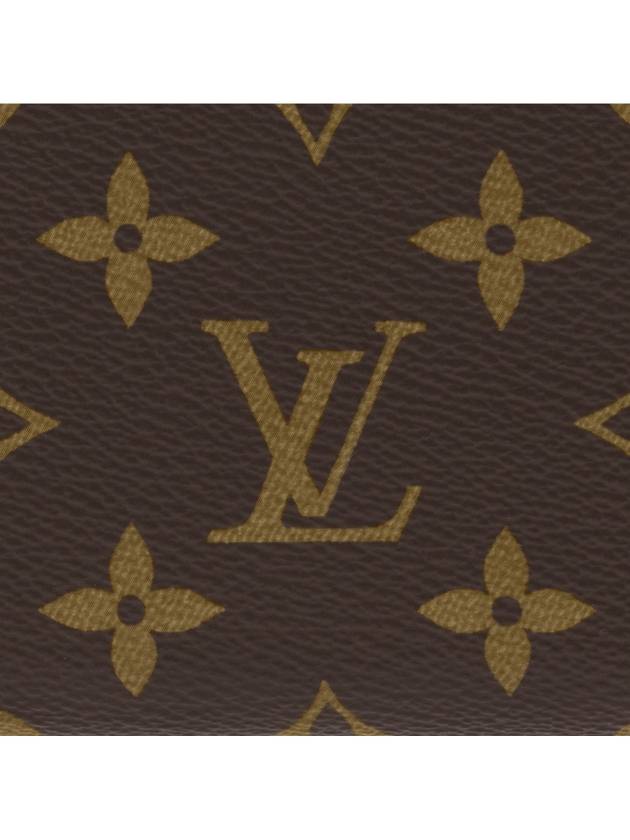 Monogram Clemence Long Wallet Brown Fuchsia - LOUIS VUITTON - BALAAN 5