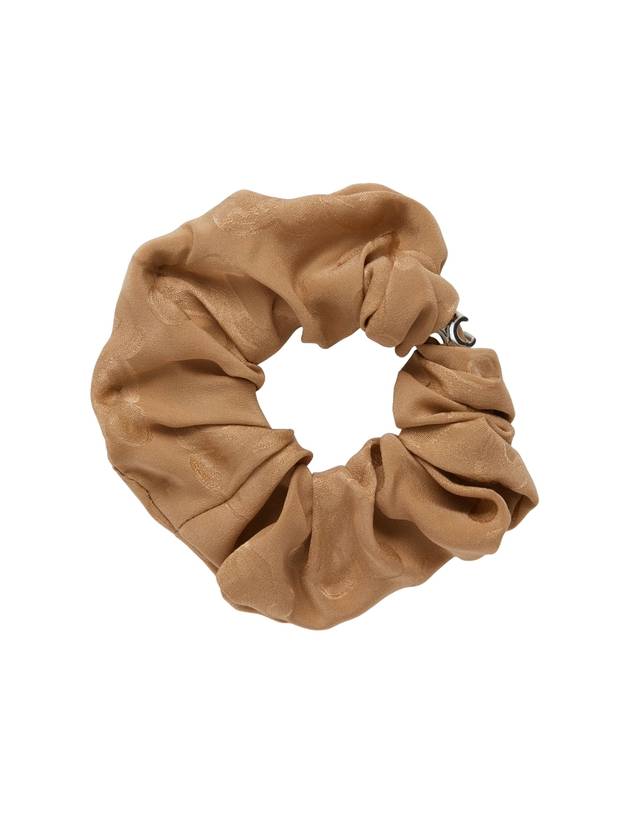 Triomphe Monogram Scrunchy Bracelet Gold Brown - CELINE - BALAAN 1