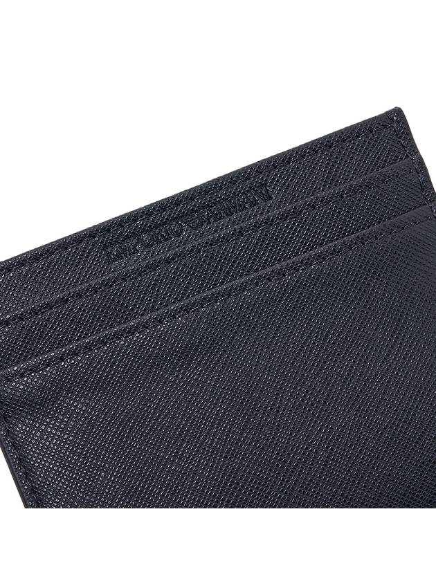 Logo Card Wallet Black - EMPORIO ARMANI - BALAAN.