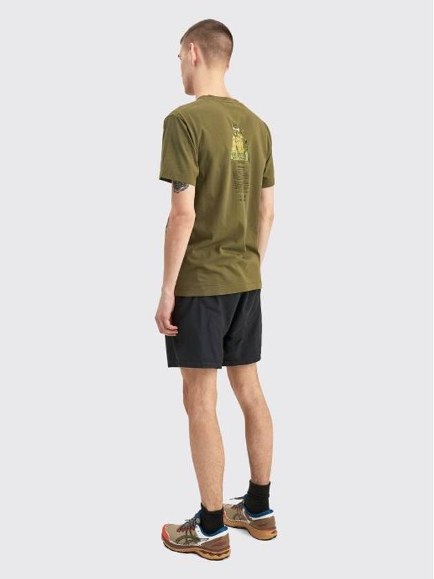 Men's Back Logo Marina Shorts Black - STONE ISLAND - BALAAN 4