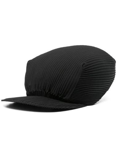 Pleats Ball Cap Black - ISSEY MIYAKE - BALAAN 1