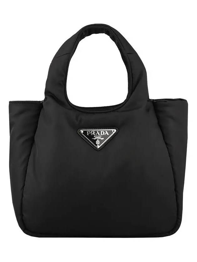 Small Padded Re-Nylon Tote Bag Nero - PRADA - BALAAN 2