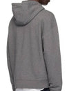 Bold Fox Head Patch Oversize Hoodie Grey - MAISON KITSUNE - BALAAN 3