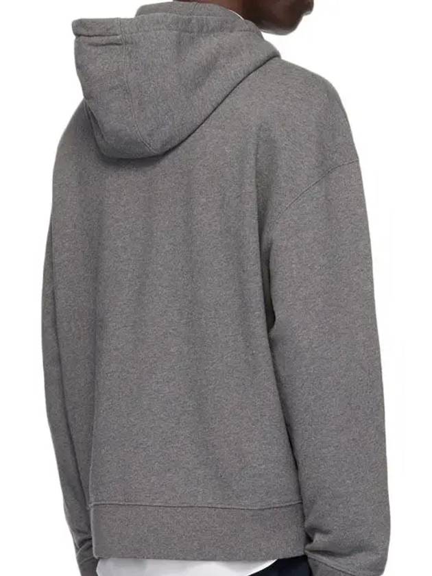 Bold Fox Head Patch Oversize Hoodie Grey - MAISON KITSUNE - BALAAN 3