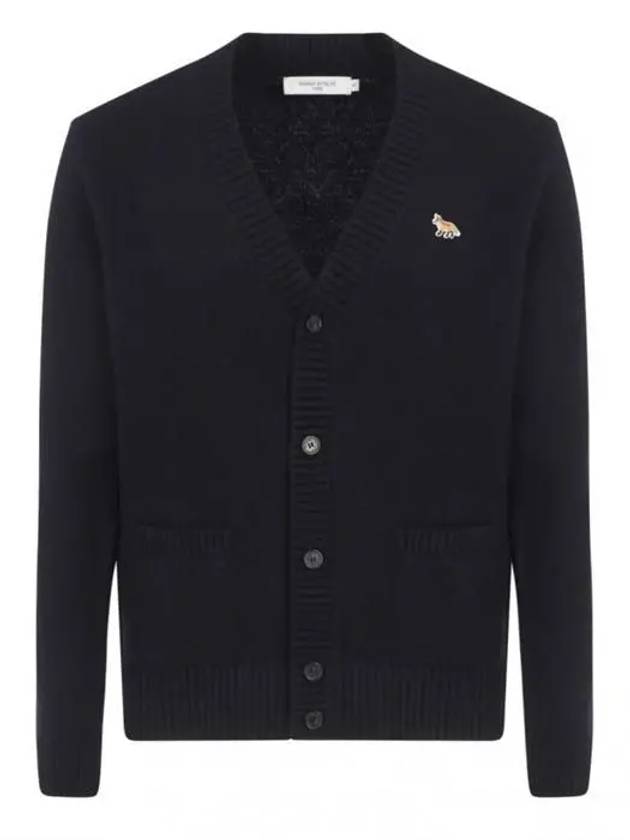 Baby Fox Patch Cosy Cardigan Navy - MAISON KITSUNE - BALAAN 2