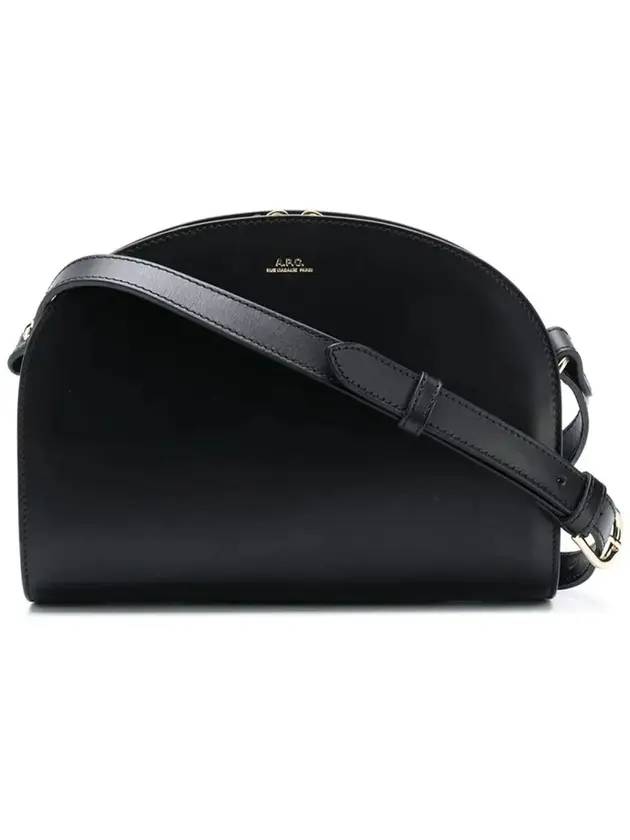 Demi Lune Half Moon Mini Cross Bag Black - A.P.C. - BALAAN.