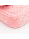 Women s Season Velvet Flap Bag Small - CHANEL - BALAAN 8