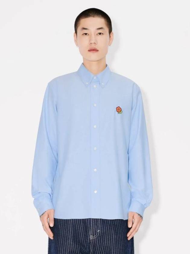 Pop Boke Flower Long Sleeve Shirt Blue - KENZO - BALAAN 4