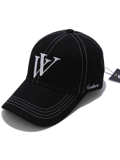 KV Soft Fit Stitched Ball Cap Black - VVELOCE - BALAAN 2