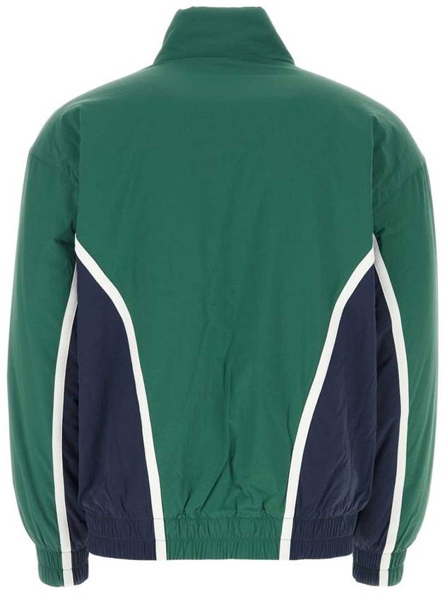 Hoops Woven Jacket Forest Green - NEW BALANCE - BALAAN 3