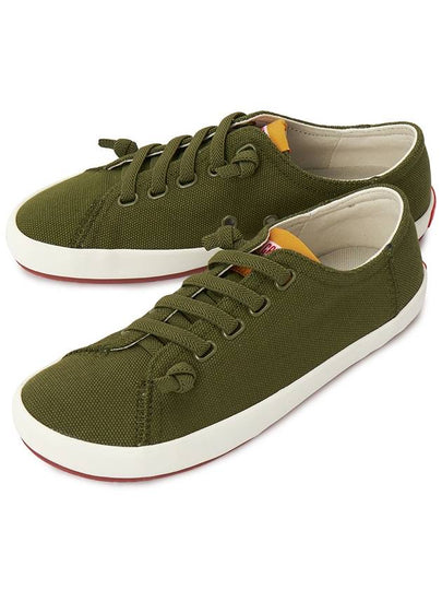 Peu Rambla Textile  Low Top Sneakers Olive - CAMPER - BALAAN 2