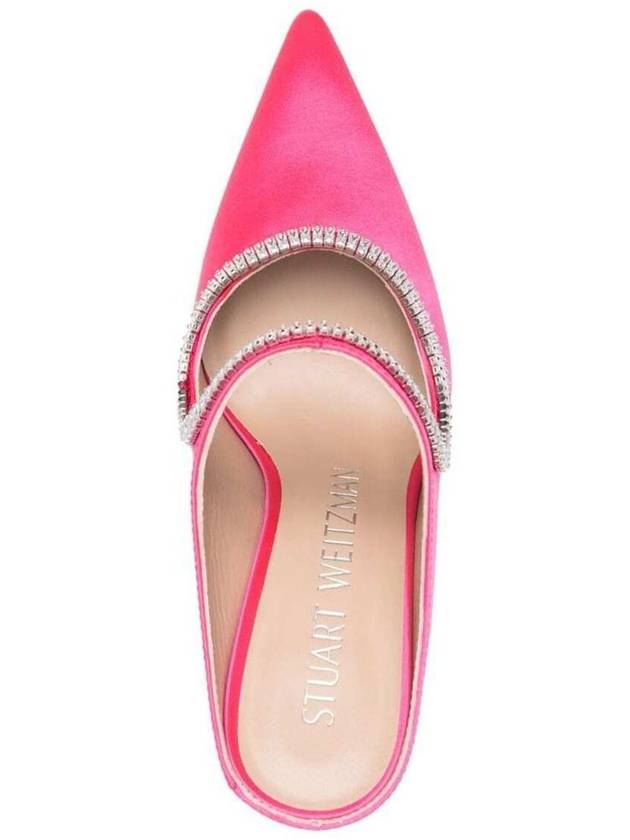 Pink Satin Pumps With Crystals Stuart Weitzman Woman - STUART WEITZMAN - BALAAN 4