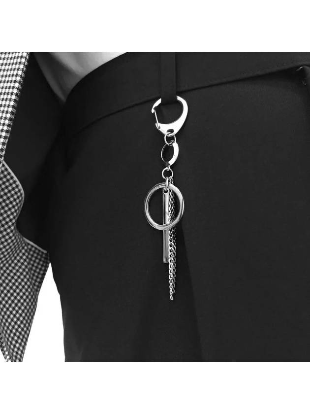 Surgical Steel Hook Pants Chain Key Holder Silver - BASSCLEF - BALAAN 5