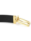 Engraved Logo Reversible Leather Belt Beige - BURBERRY - BALAAN 6