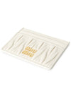 Matelasse Nappa Leather Card Wallet White - MIU MIU - BALAAN 4