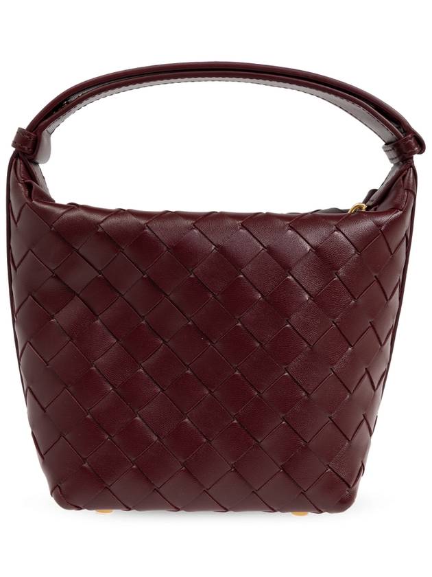 Bottega Veneta Handbag Wallace Micro, Women's, Burgundy - BOTTEGA VENETA - BALAAN 3