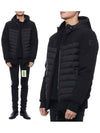 Kleskun Quilted Hoodie Down Jacket Black - MOOSE KNUCKLES - BALAAN 3