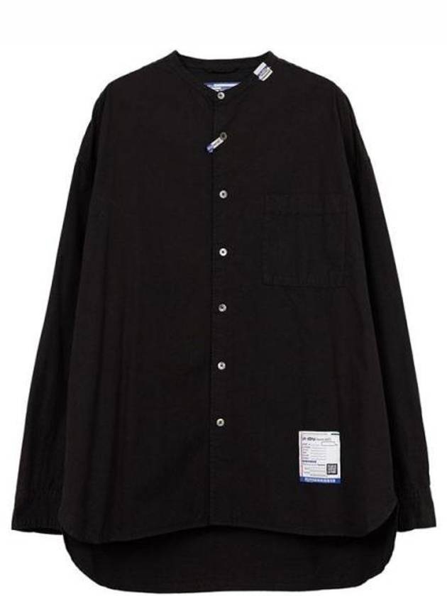 Band Collar Long Sleeve Shirt Black - MAISON MIHARA YASUHIRO - BALAAN 2