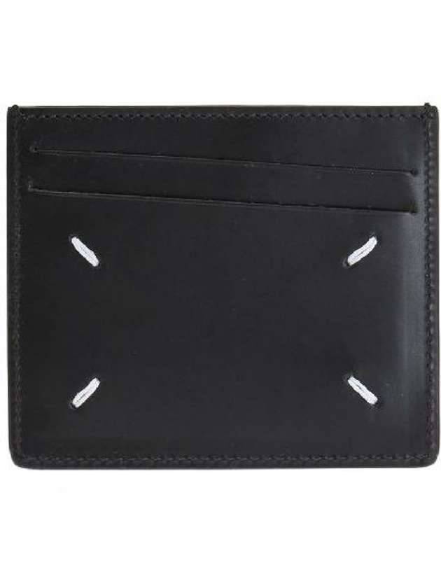 Signature Logo Card Wallet Black - MAISON MARGIELA - BALAAN 1