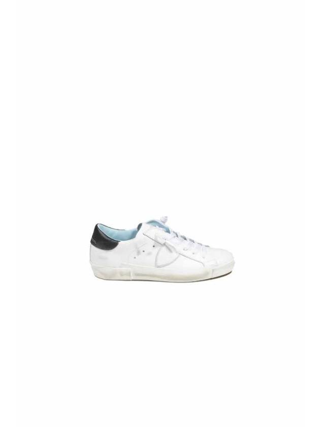 PRSX Leather Low Top Sneakers White - PHILIPPE MODEL - BALAAN 1