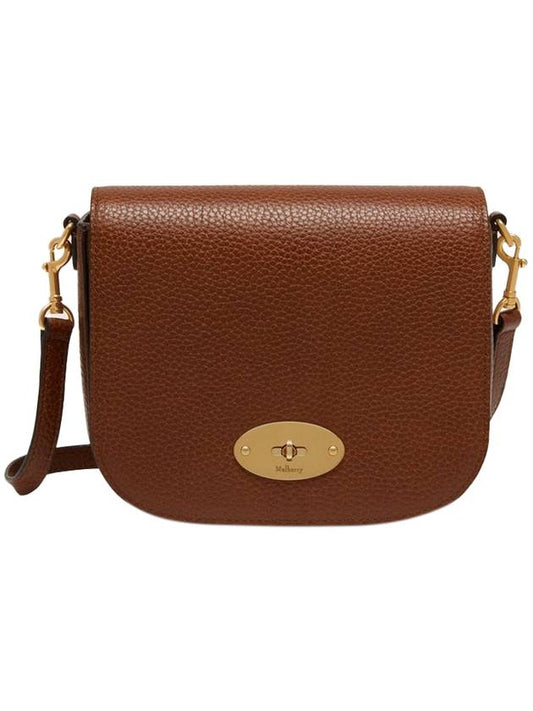 Dali Satchel Small Natural Grain Cross Bag Oak - MULBERRY - BALAAN.