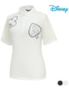 Alice Sleeve Mesh Short Sleeve Collar T-Shirt DN2LTS040 - DISNEY GOLF - BALAAN 1