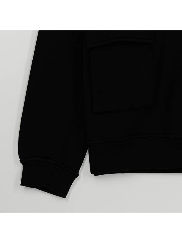 Shadow Project Pocket Sweatshirt Black - STONE ISLAND - BALAAN 6