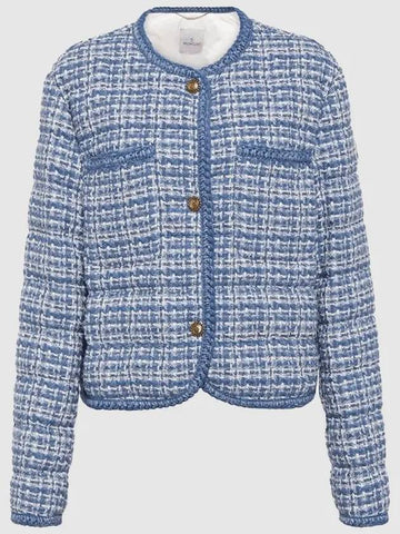 Women s Eliadi short down tweed jacket 1A00052 597II F60 - MONCLER - BALAAN 1