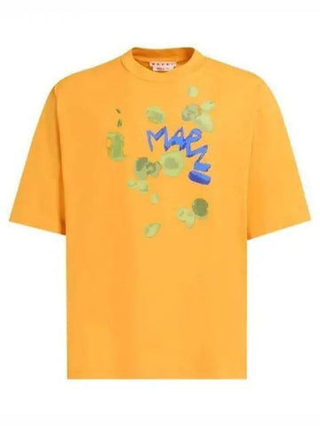 Logo printing cotton short sleeve t shirt 271094 - MARNI - BALAAN 1