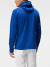 brushed hooded t-shirt aerial quarter hood GMJS10143 blue - J.LINDEBERG - BALAAN 2