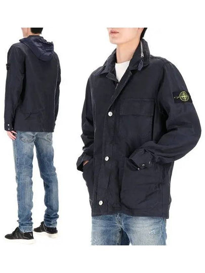 Patch Pocket Jacket Navy - STONE ISLAND - BALAAN 2