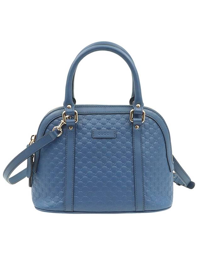 Blue Micro Seama Mini Dome 2WAY 449654 - GUCCI - BALAAN 1