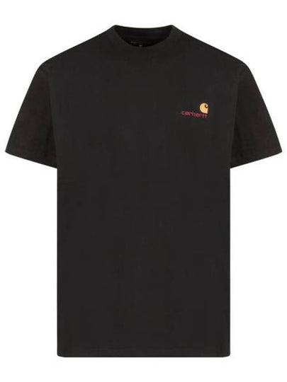 SN Carhartt WIP Black american script t shirt I029956 89XX - CARHARTT WIP - BALAAN 2