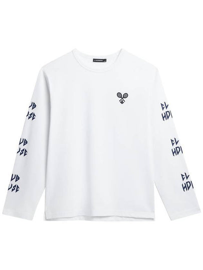 Camilo Graphic Long Sleeve T-Shirt White - J.LINDEBERG - BALAAN 2