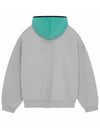 Fear of God Essentials Nylon Fleece Hooded Women s Gray Mint - FEAR OF GOD ESSENTIALS - BALAAN 3