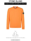 Wappen Patch Crew Neck Sweatshirt Orange - STONE ISLAND - BALAAN 3