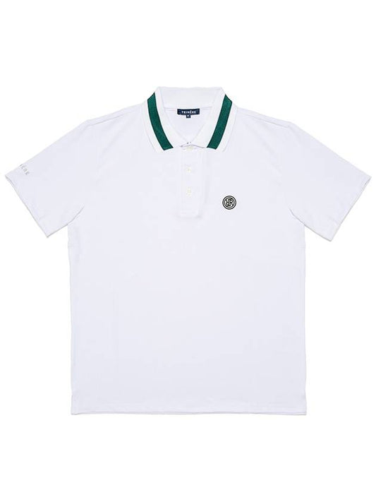 Tipping Polo Short Sleeve Tee WHITE - TRIMERE - BALAAN 2